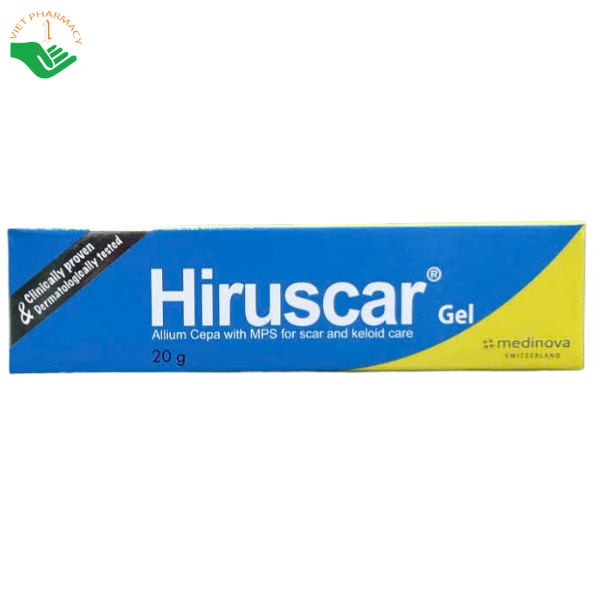 Hiruscar Gel - Kem hỗ trợ trị sẹo